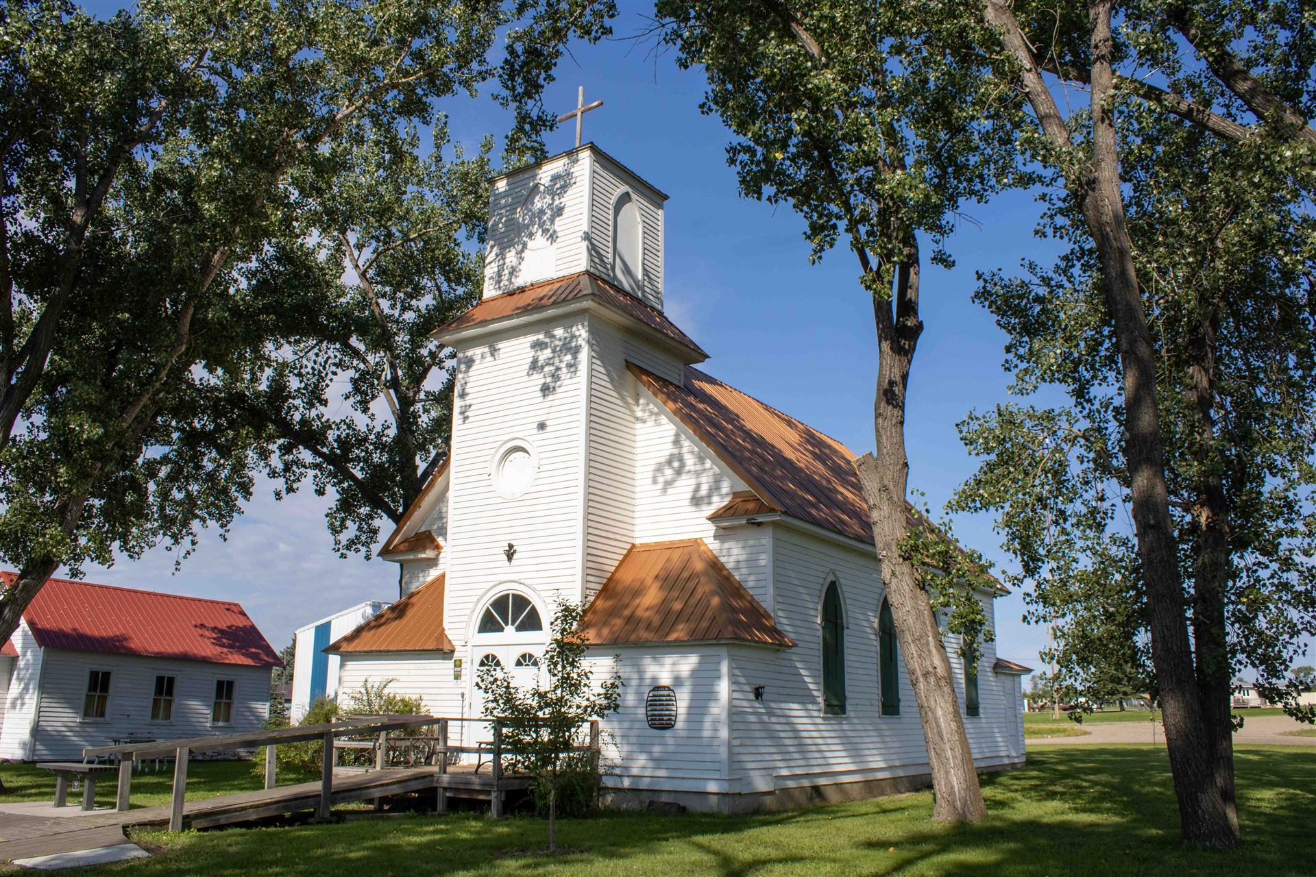 Zion Lutheran Church at Kenmare Pioneer Village